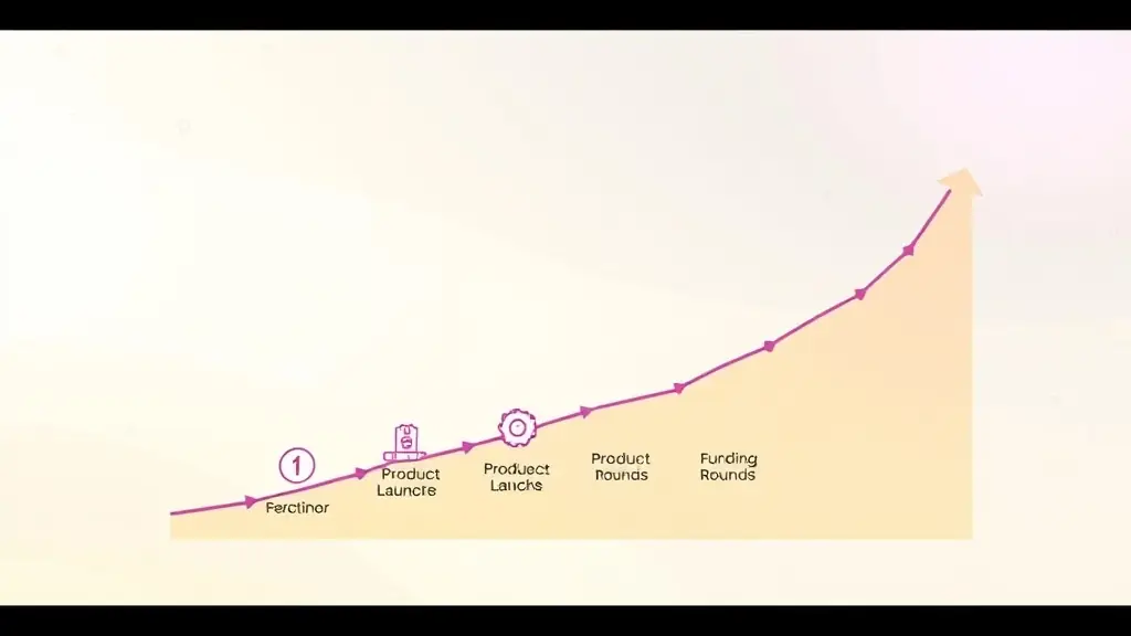 A graph showing the growth of startups in Brabant over the past year, with a focus on the increasing number of tech startups.